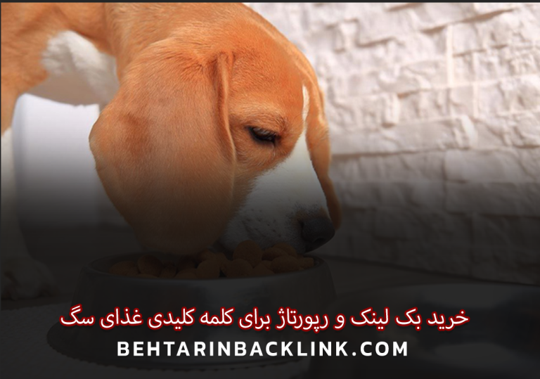 خرید بک لینک و رپورتاژ برای کلمه کلیدی "غذای سگ"